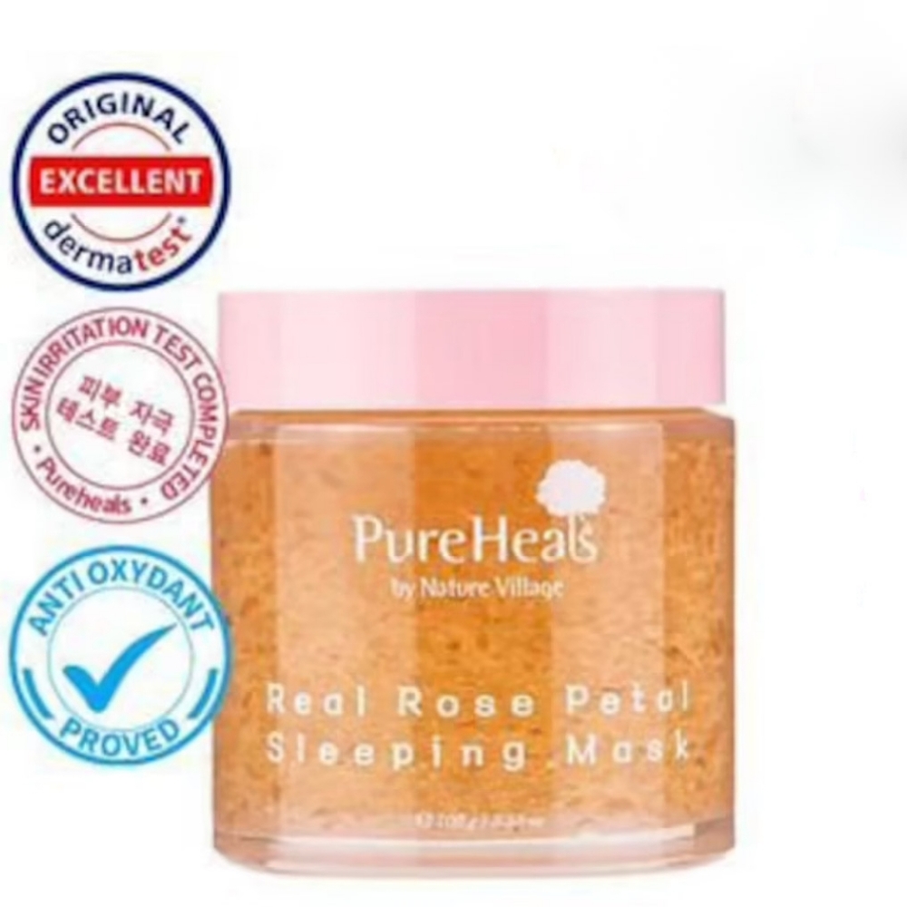 🎀Real Rose Petals Sleeping Mask by Pure Heals